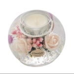 Стъклен свещник Little Rose