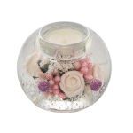 Стъклен свещник Little Rose