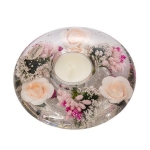 Стъклен свещник Little Rose