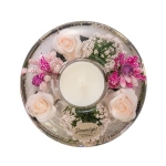 Стъклен свещник Little Rose