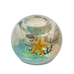 Стъклен свещник Coral Beach