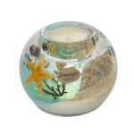 Стъклен свещник Coral Beach