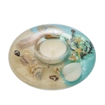 Стъклен свещник Coral Beach