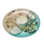 Стъклен свещник Coral Beach