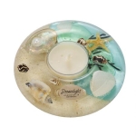 Стъклен свещник Coral Beach