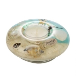 Стъклен свещник Coral Beach