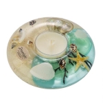 Стъклен свещник Coral Beach