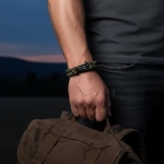 Мъжка плетена гривна EDC, EC01GR23