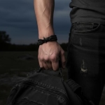 Мъжка плетена гривна EDC, EC02BL24