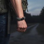 Мъжка плетена гривна EDC, EC02GY24