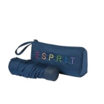 Дамски тъмносин мини чадър Esprit