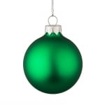 Стъклена топка зелен мат