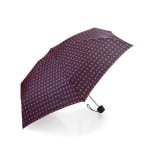 Дамски малък чадър с  червени квадрати