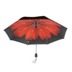 Дамски чадър с червено цвете - PIERRE CARDIN