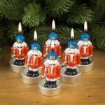 Коледни свещи 6 бр. войничета