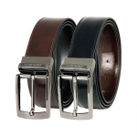 Мъжки двулицев колан - черено / кафяво Pierre Cardin , 100 см