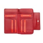 Дамско портмоне червено с цип PIERRE CARDIN