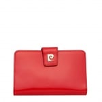 Дамско червено портмоне - средно, гланц PIERRE CARDIN