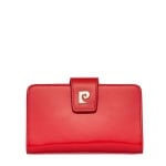 Дамско портмоне PIERRE CARDIN червено с лаково покритие
