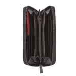 Дамско черно портмоне с щампа гланц - PIERRE CARDIN