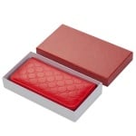 Дамско червено портмоне с щампа гланц - PIERRE CARDIN