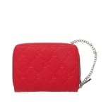 Дамско портмоне с червена щампа - PIERRE CARDIN