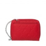 Дамско портмоне с червена щампа - PIERRE CARDIN