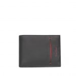 Мъжки черен портфейл PIERRE CARDIN -  с вертикална черта