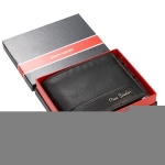 Мъжки черен портфейл Pierre Cardin