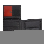 Мъжки черен портфейл Pierre Cardin