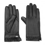 Ръкавици от естествена кожа с дантела - PIERRE CARDIN