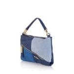 Дамска синя чанта   - Perla