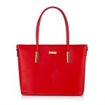 Дамска червена чанта от еко кожа PIERRE CARDIN