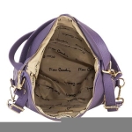 Дамска лилава чанта Pierre Cardin