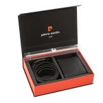 Мъжки комплект портфейл и колан Pierre Cardin - 120 см