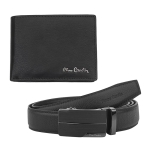 Мъжки комплект портфейл и колан Pierre Cardin - 125 см