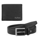 Мъжки комплект портфейл и колан Pierre Cardin - 130 см