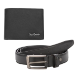 Мъжки комплект портфейл и колан Pierre Cardin - 130 см