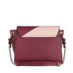 Дамска чанта в съчетание бордо и розово - CERRUTI