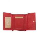 Малко дамско портмоне цвят Червено Гланц ROSSI