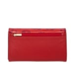 Дамско портмоне цвят Червено със сърца - ROSSI