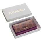Дамско портмоне цвят Лилаво със сърца - ROSSI