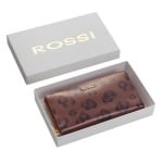 Дамско портмоне цвят Лилаво със сърца - ROSSI
