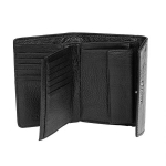 Дамски портфейл цвят черен ROSSI