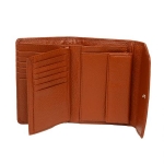 Дамски портфейл цвят кафяв ROSSI