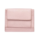 Дамски портфейл цвят розов ROSSI