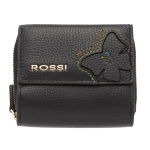 Дамски портфейл цвят черен ROSSI