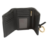Дамски черен портфейл  ROSSI