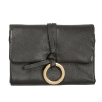 Дамски черен портфейл  ROSSI