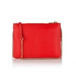 Дамска малка чанта в червено - ROSSI